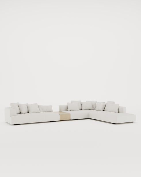 DALLAS CORNER SOFA - TABLE